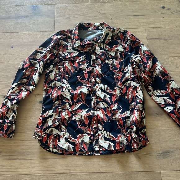 Royal Robbins Expedition Colorful Long Sleeve Button Shirt Insect Shield Large - Picture 2 of 9